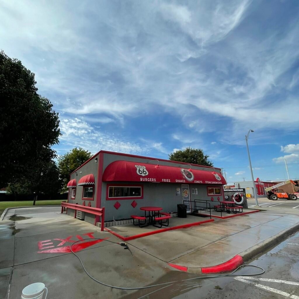 Business property pressure washing Oklahoma