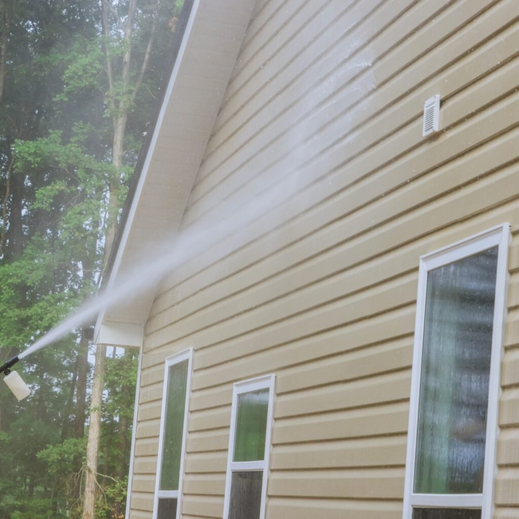 Professional home exterior cleaning in Edmond Oklahoma