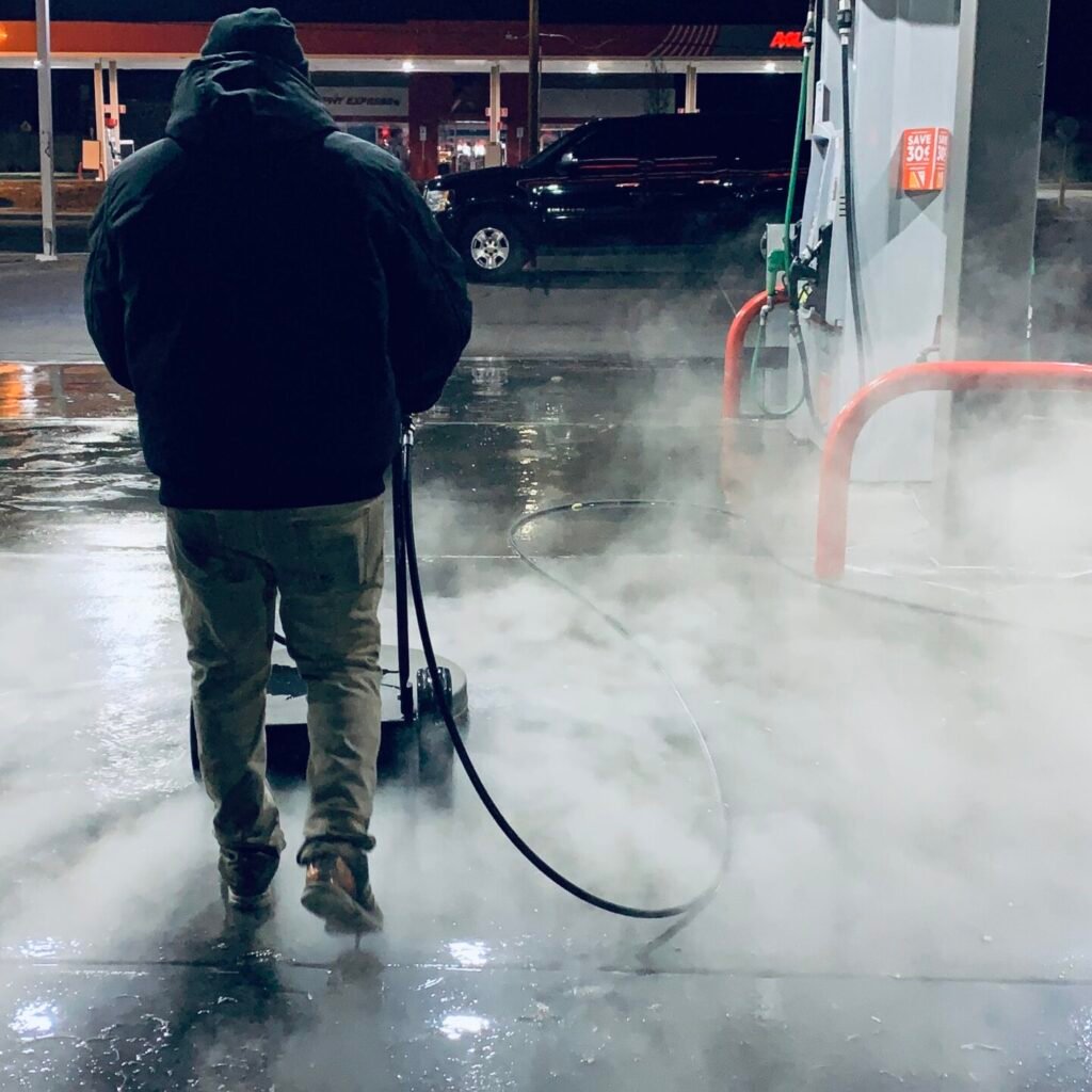 Business property pressure washing Oklahoma